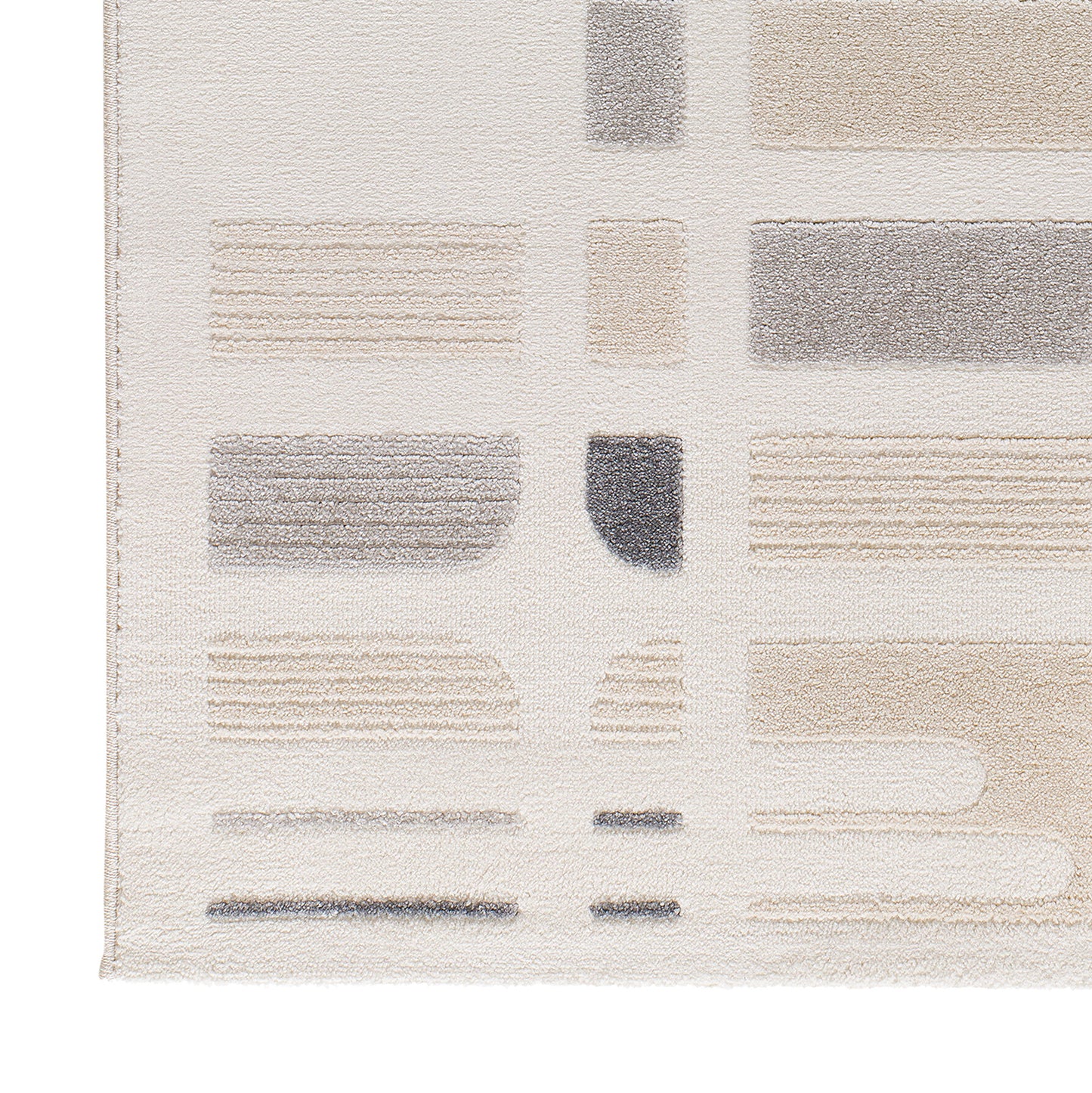 Tappeto salotto grande grigio crema- UN2034