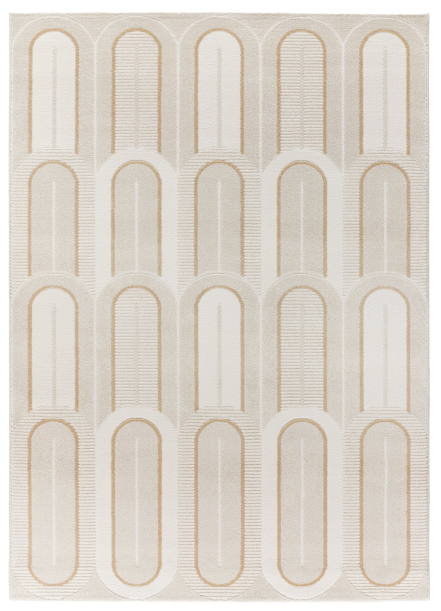 Tappeto salotto grande beige crema- UN2035