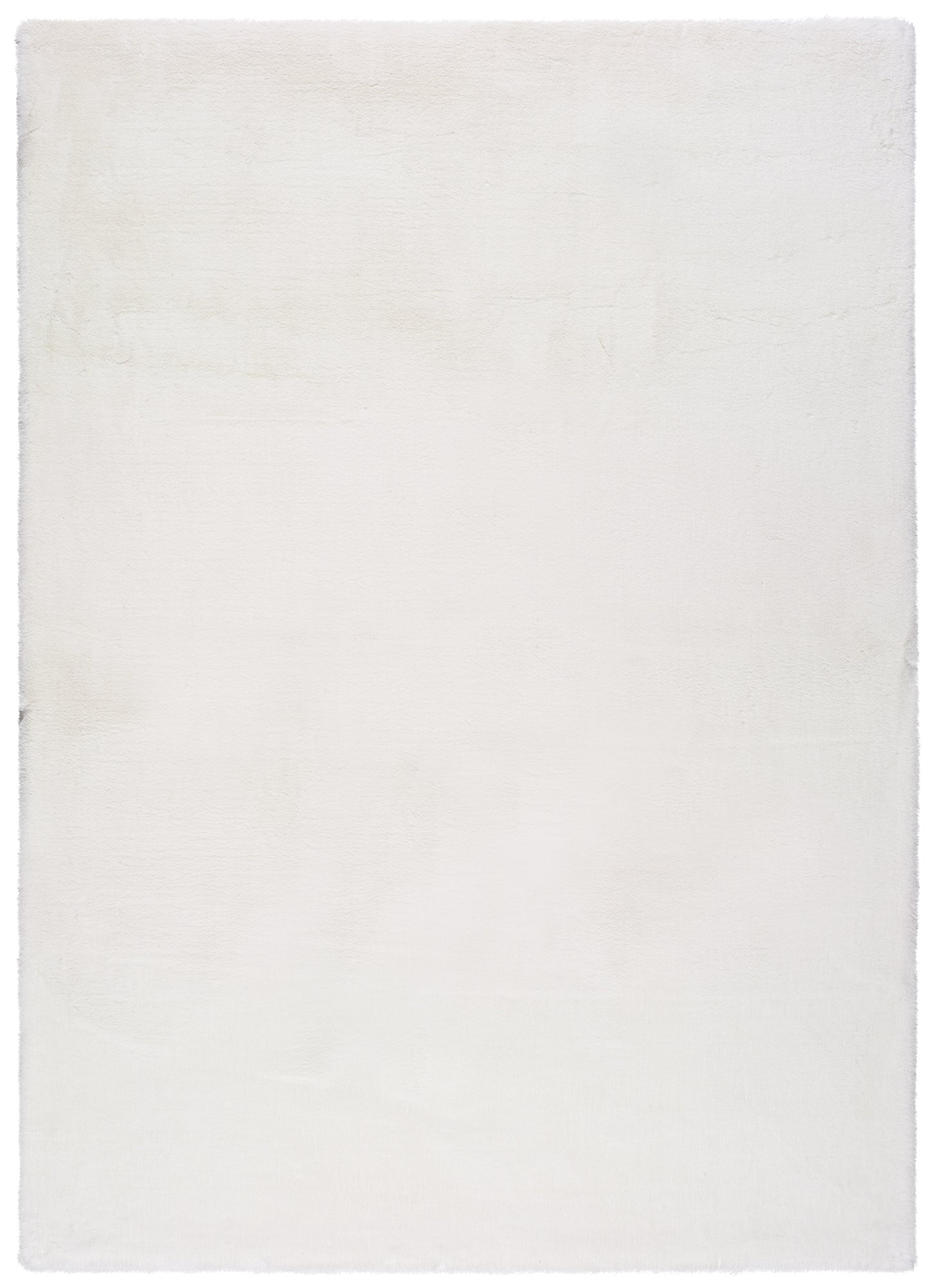 Tappeto lavabile camera da letto pelo alto tinta unita bianco- UN7004