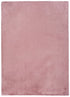 Tappeto lavabile camera da letto pelo alto tinta unita rosa - UN7007