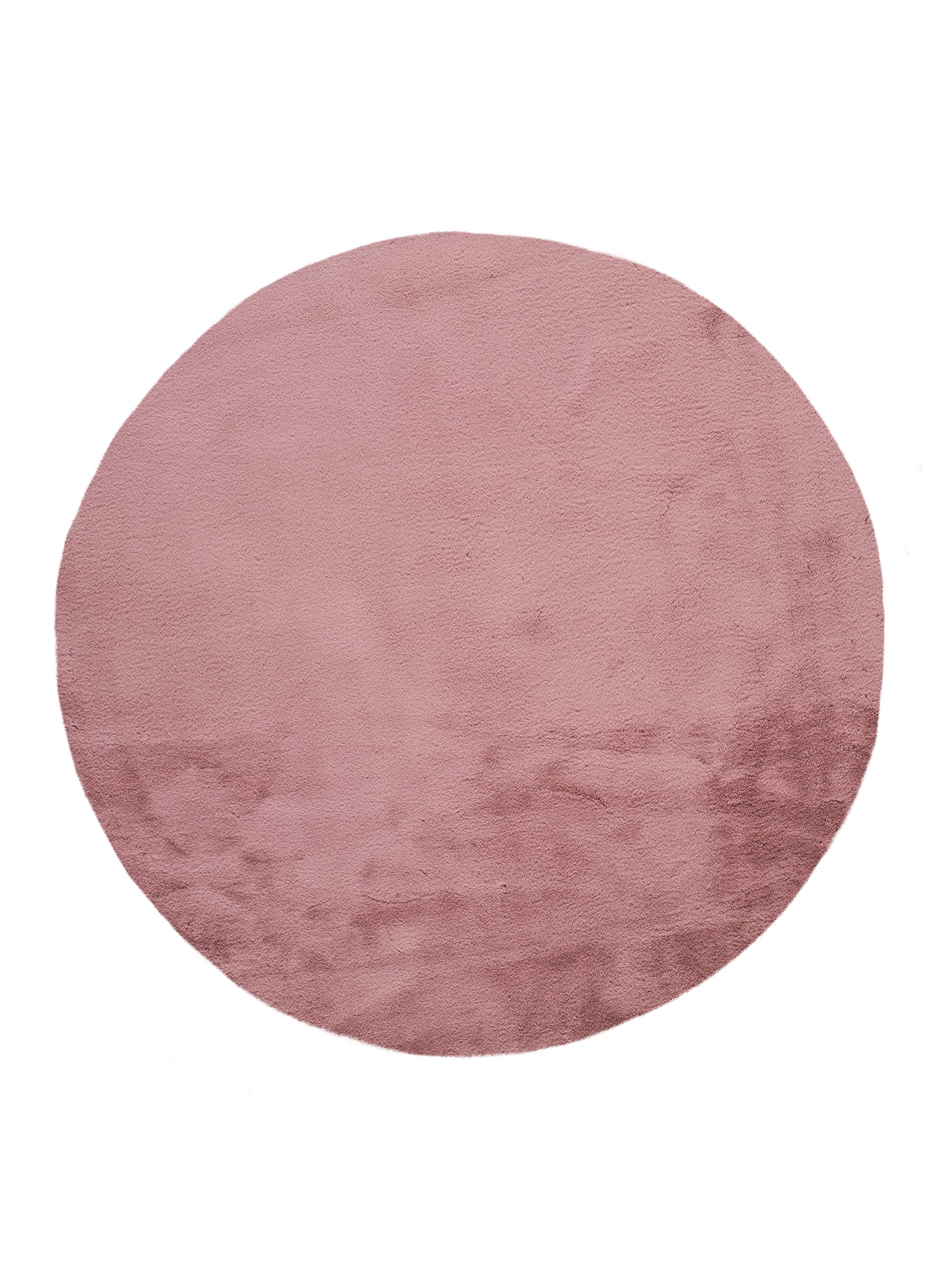Tappeto lavabile camera da letto pelo alto tinta unita rosa - UN7007