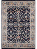 Tappeto classico stile persiano tradizionale navy blu - VR5006