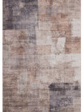 Tappeto moderno astratto lavabile beige marrone - VR2004