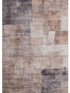 Tappeto moderno astratto lavabile beige marrone - VR2004