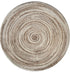 Tappeto rotondo beige 150 cm cottage rustico - VR2010