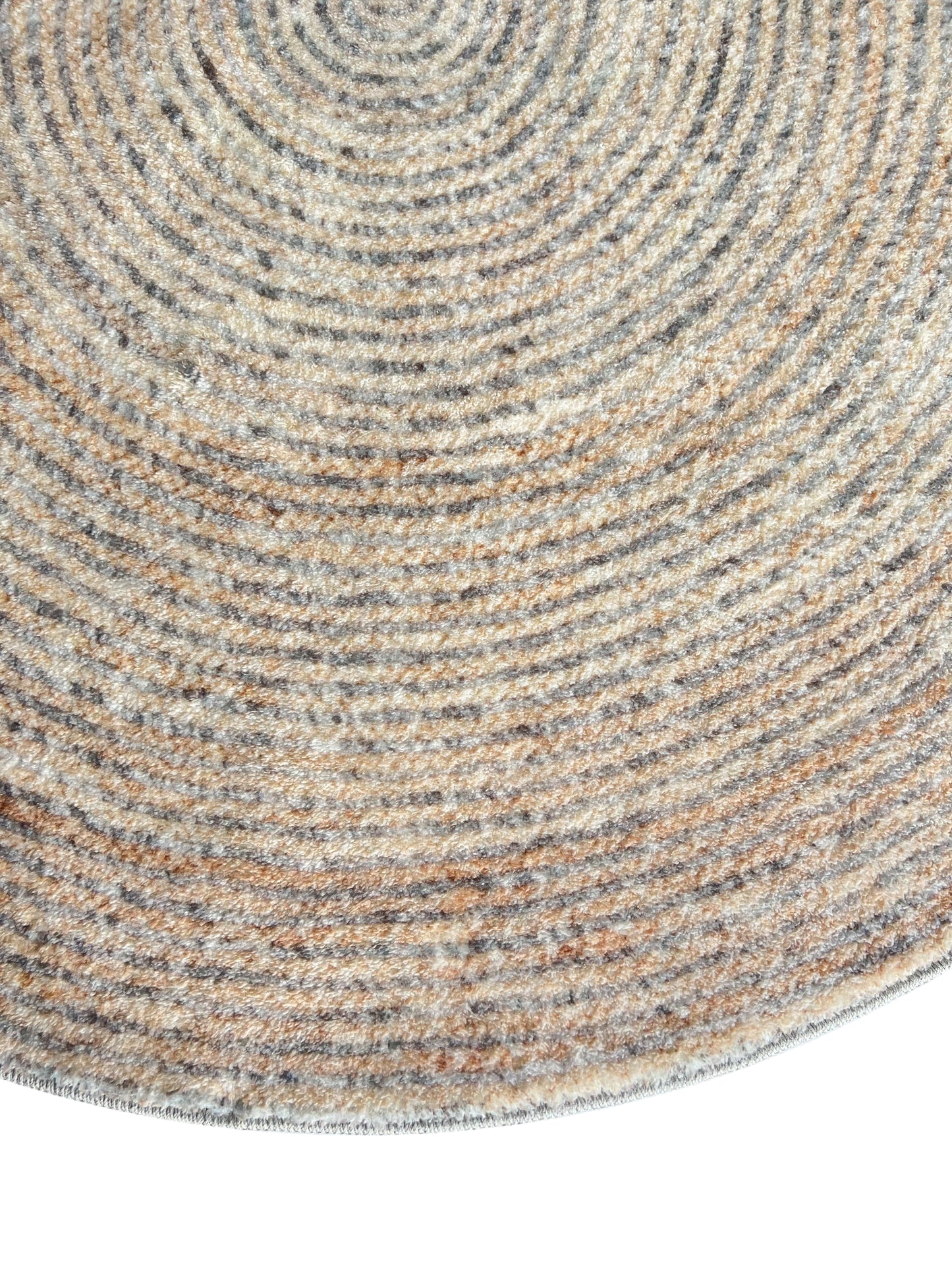 Tappeto rotondo beige 150 cm cottage simil iuta- VR2011