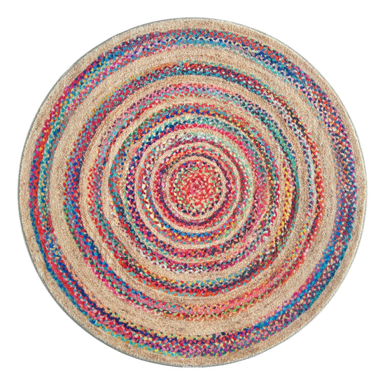 Tappeto rotondo multicolore 150 cm cottage - VR2013