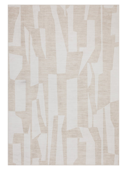 Tappeto geometrico naturale color beige - VR2022