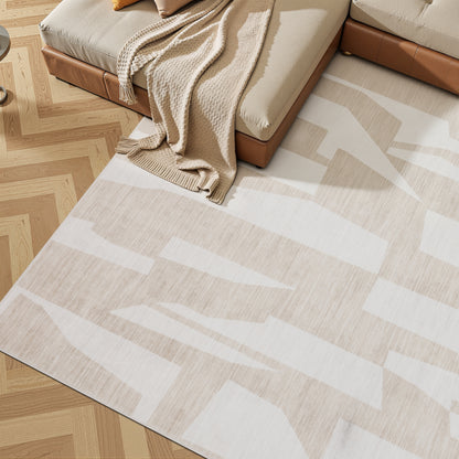 Tappeto geometrico naturale color beige - VR2022