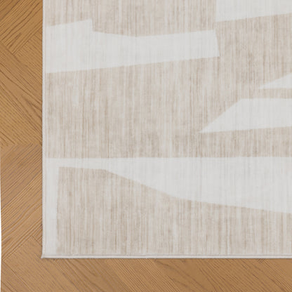 Tappeto geometrico naturale color beige - VR2022