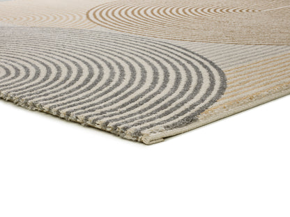 Tappeto salotto moderno tortora beige grigio- UN2033