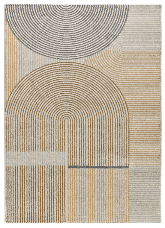 Tappeto salotto moderno tortora beige grigio- UN2033
