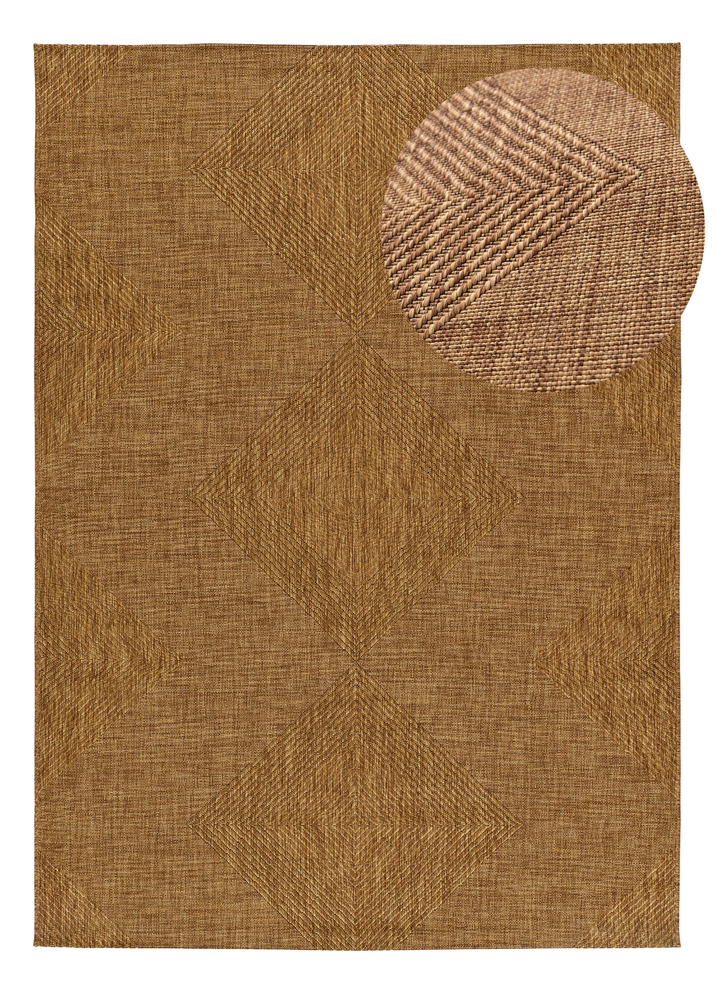 Tappeto per outdoor rustico tinte naturali - UN1013