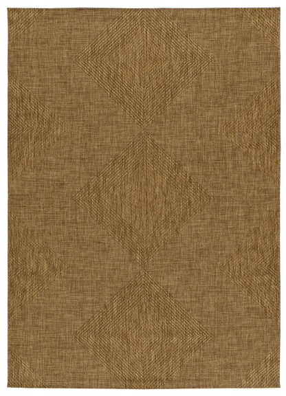 Tappeto per outdoor rustico tinte naturali - UN1013