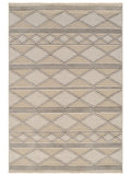 Tappeto etnico con texture color crema beige - VR2019