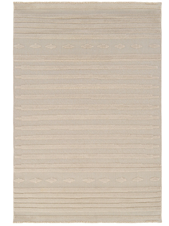 Tappeto stile etnico contemporaneo color crema - VR2020