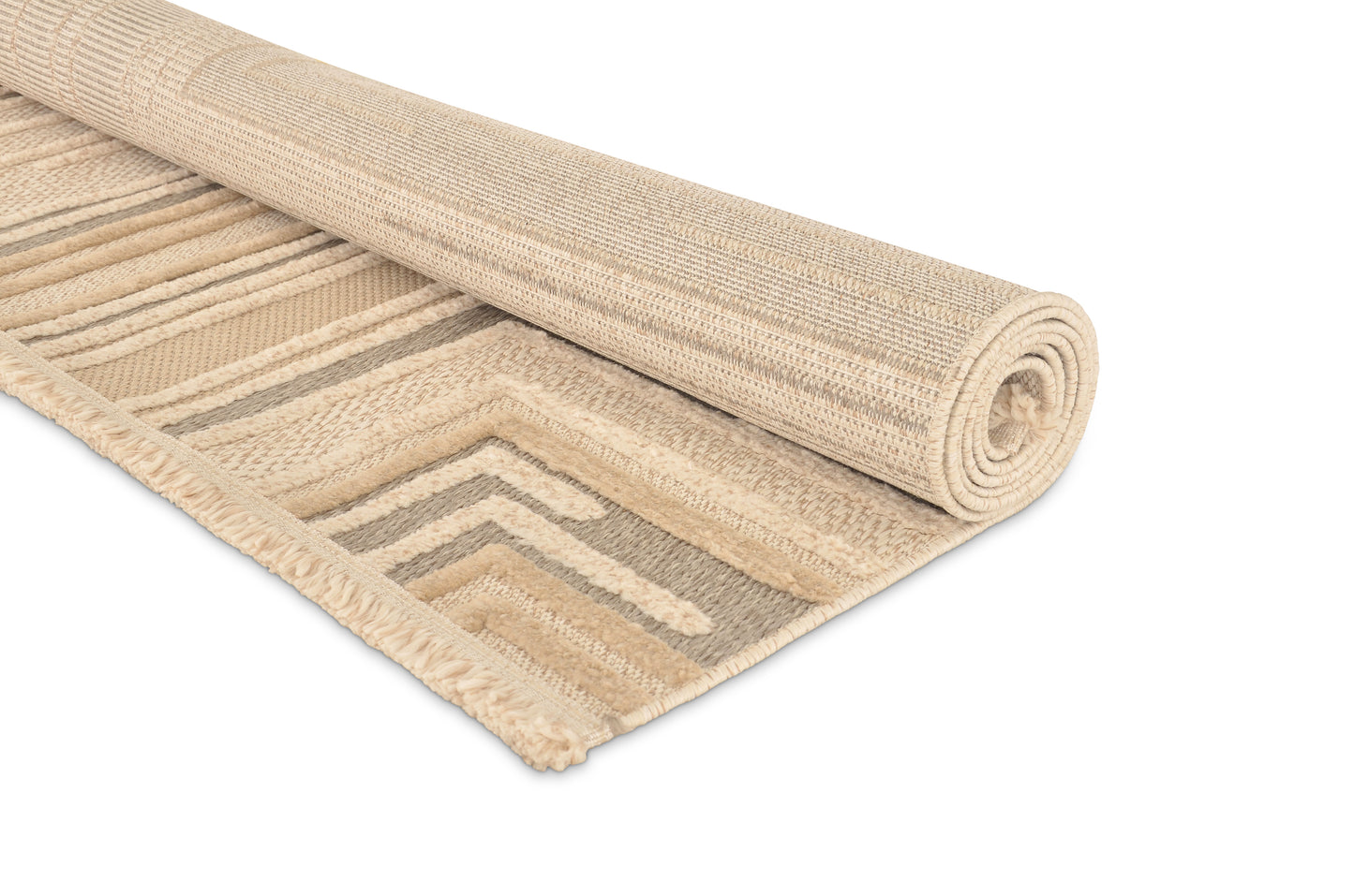 Tappeto etnico moderno color crema beige - VR2018