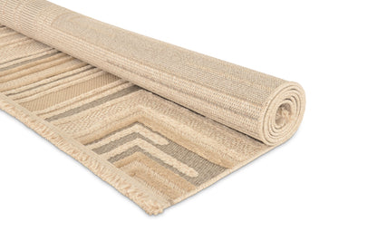 Tappeto etnico moderno color crema beige - VR2018