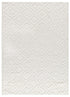 Tappeto salotto disegno in rilievo bianco - UN3002
