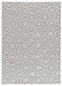 Tappeto moderno salotto soggiorno disegno in rilievo grigio - UN3005