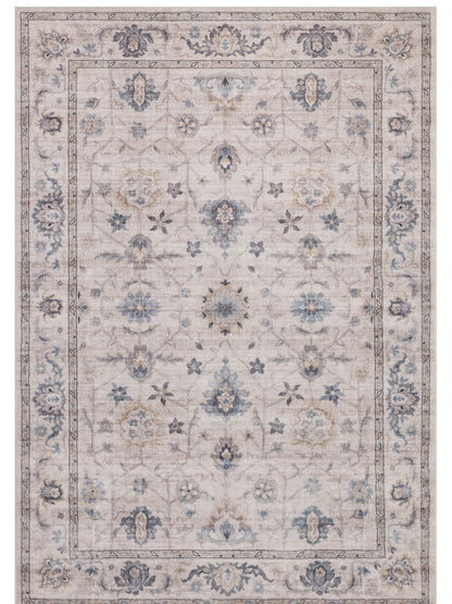 Tappeto stile persiano beige blu - VR5001