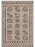 Tappeto stile persiano simil lana beige e grigio - VR5009