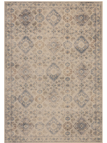 Tappeto classico mano lana beige e grigio - VR5008
