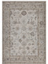Tappeto lavabile disegno classico in ciniglia avorio beige  - VR7003