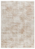 Tappeto vintage moderno effetto antichizzato grigio  e mattone   - UN4001