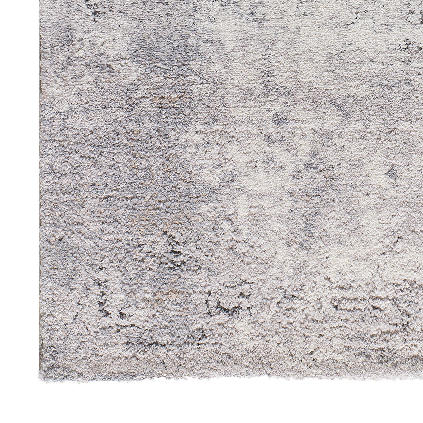 Tappeto grigio a pelo alto disegno astratto camera salotto  - UN2047