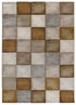 Tappeto arredo moderno  colore terracotta beige - UN2048