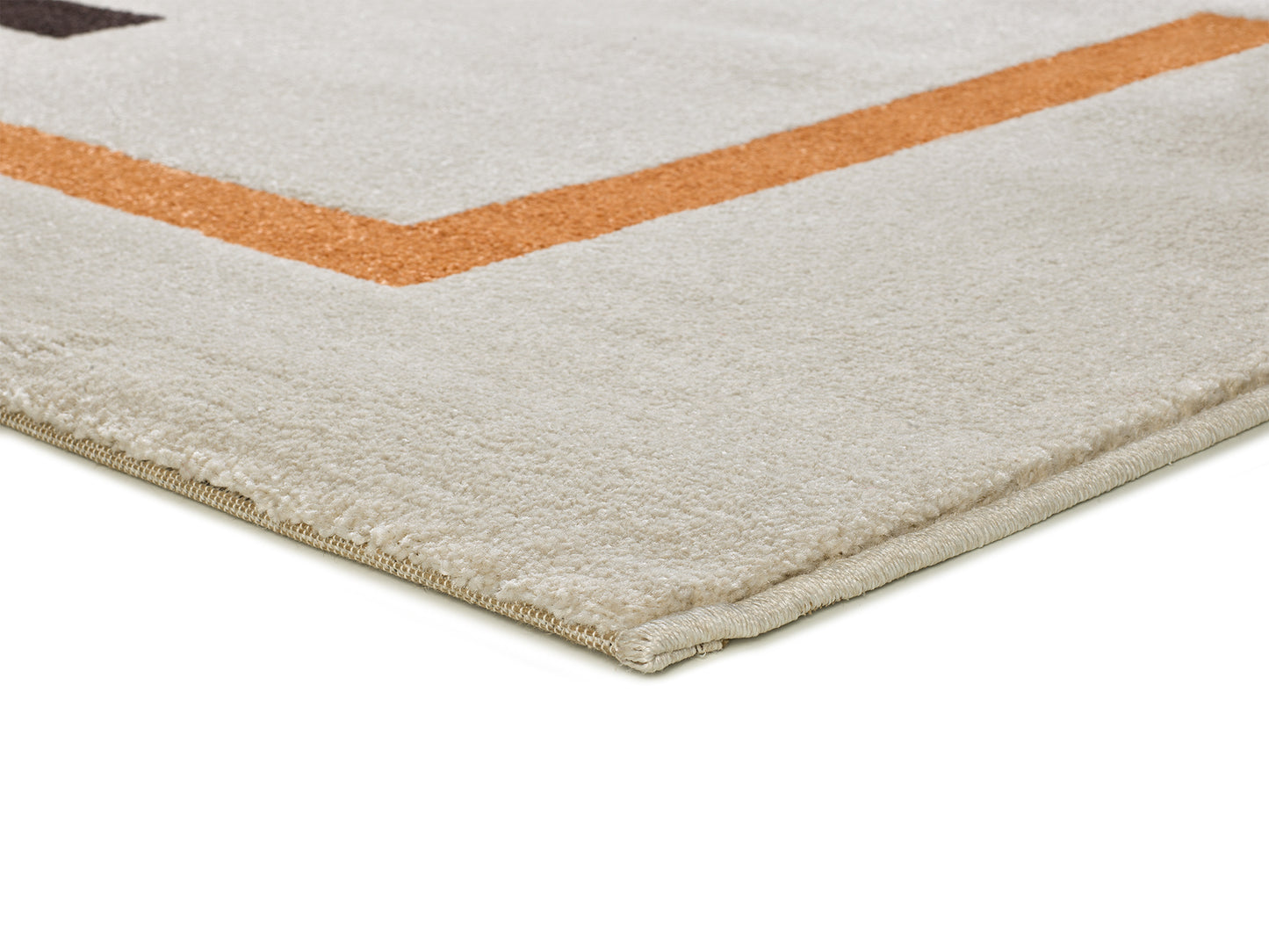 Tappeto moderno colore crema disegno a linee - UN2051