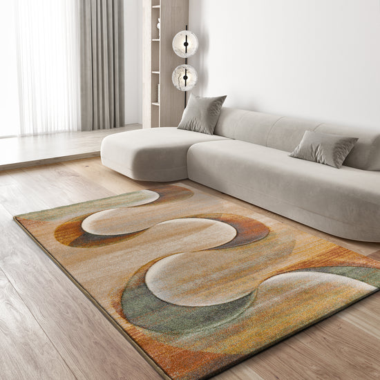 Tappeto d'arredo moderno colori naturali - UN2054