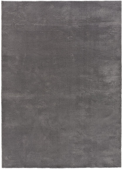 Tappeto lavabile tinta unita antracite   - UN3007
