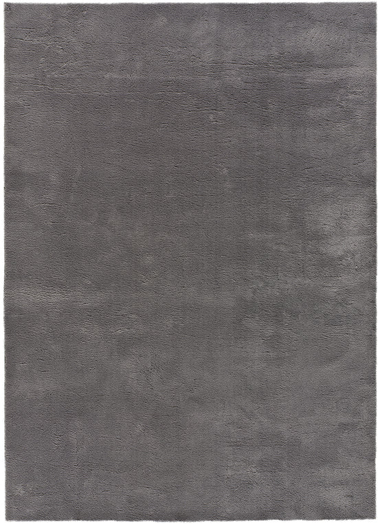 Tappeto lavabile tinta unita antracite   - UN3007