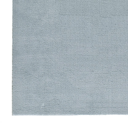 Tappeto lavabile tinta unita azzurro   - UN3008