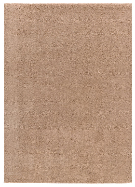 Tappeto lavabile tinta unita beige  - UN3009