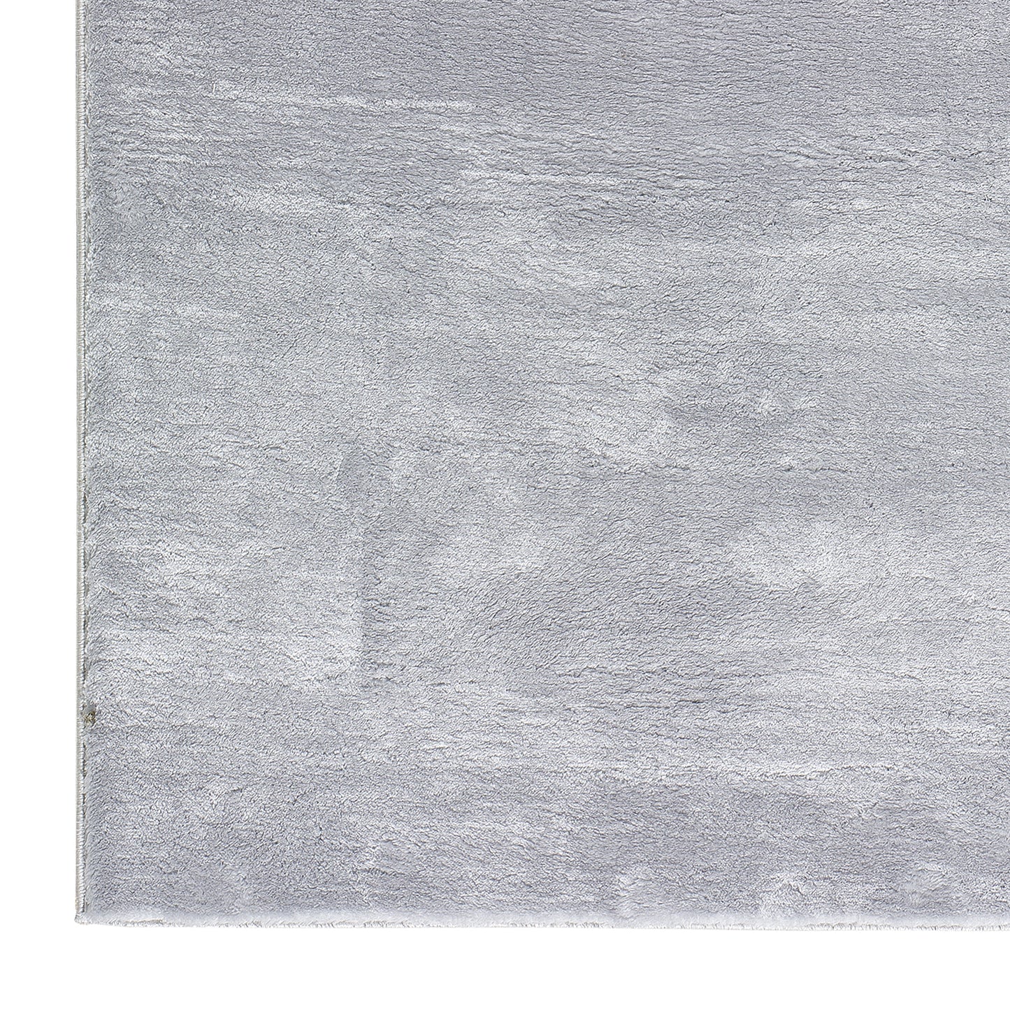 Tappeto lavabile tinta unita argento  - UN3013