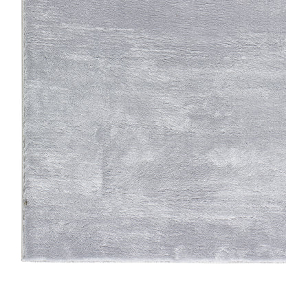 Tappeto lavabile tinta unita argento  - UN3013