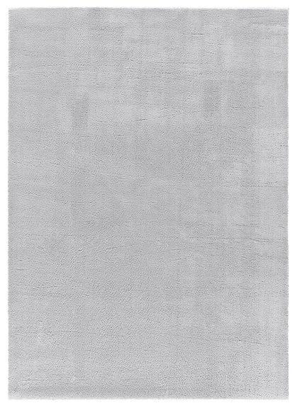 Tappeto lavabile tinta unita argento  - UN3013
