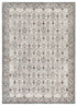 Tappeto disegno suzani crema azzurro tessitura piatta- UN5010