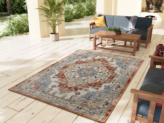 Tappeto outdoor indoor vintage pratico multiuso  - UN1023