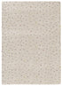 Tappeto pelo lungo bianco a pois colorati - UN2060