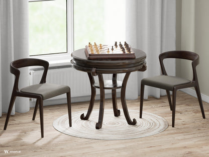 Tappeto rotondo beige 150 cm cottage rustico - VR2010