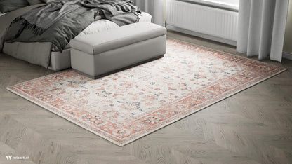 Tappeto stile persiano tradizionale crema beige - VR5005