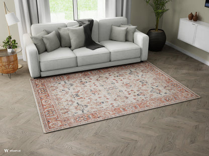 Tappeto stile persiano tradizionale crema beige - VR5005
