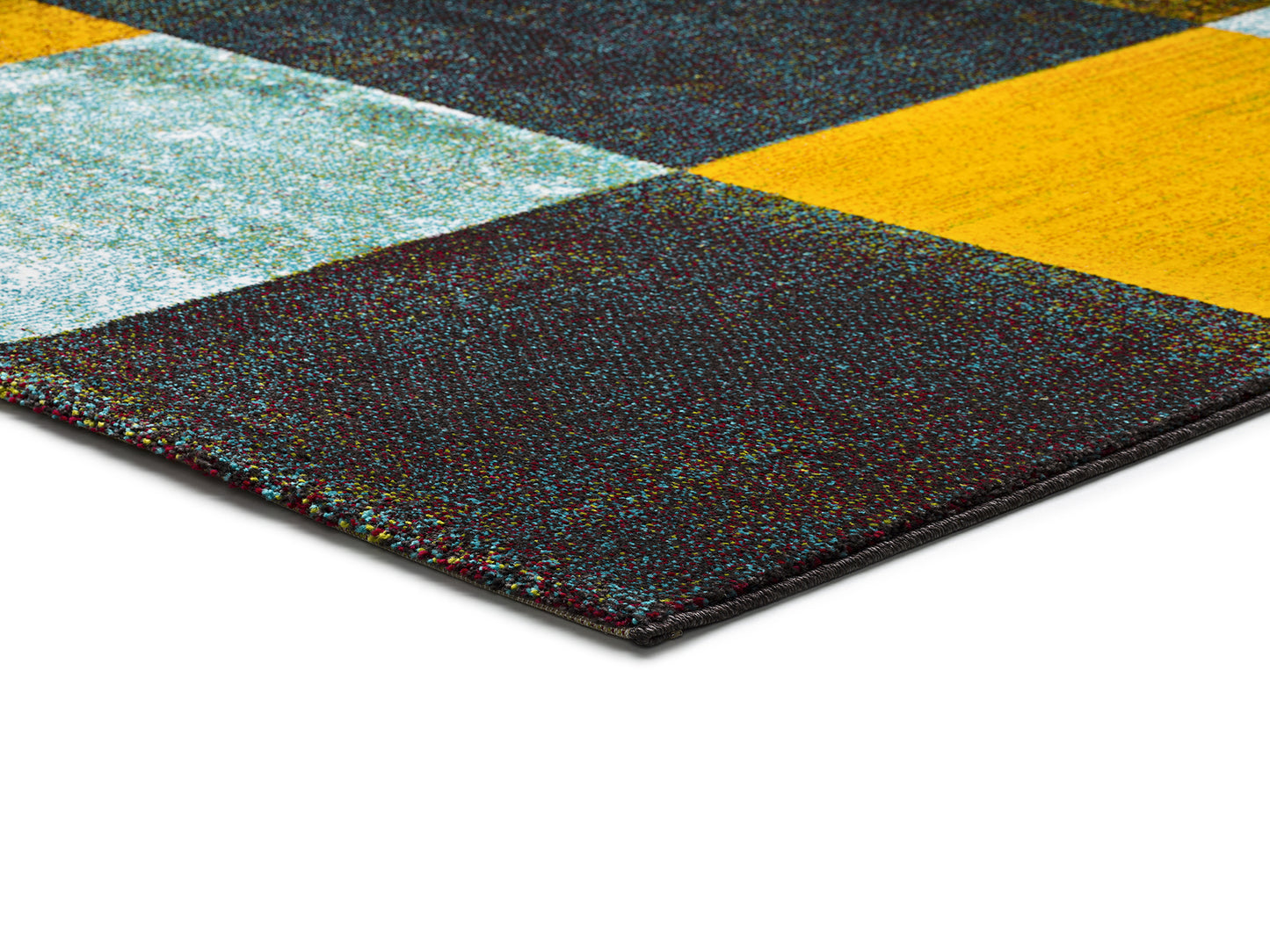 Tappeto soggiorno colorato disegno a quadrotte - UN2067
