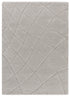 Tappeto shaggy a pelo alto grigio  - UN3015