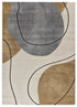 Tappeto design contemporaneo salotto beige grigio - UN2072