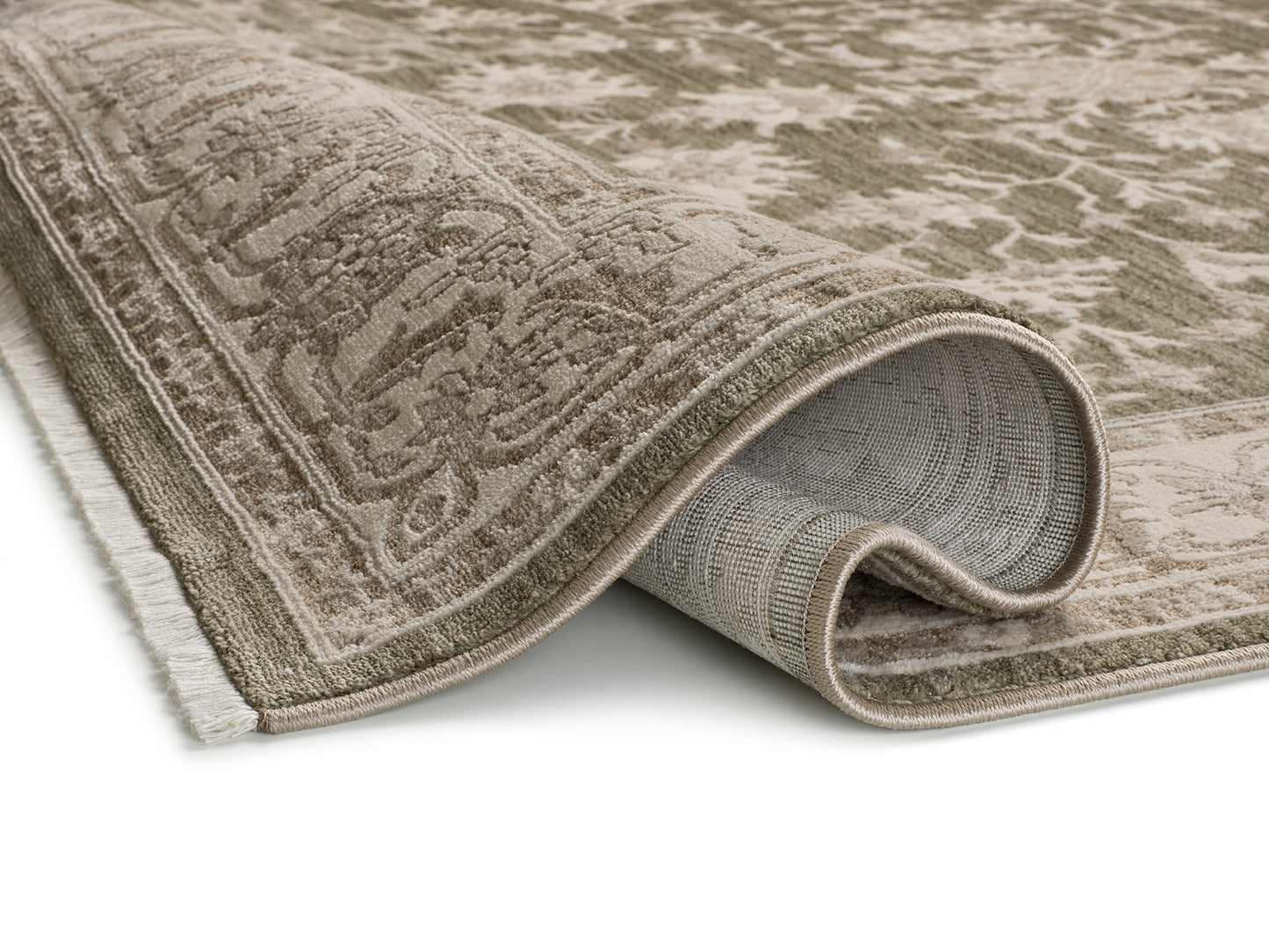 Tappeto simil persiano varie misure colore verde - UN5016